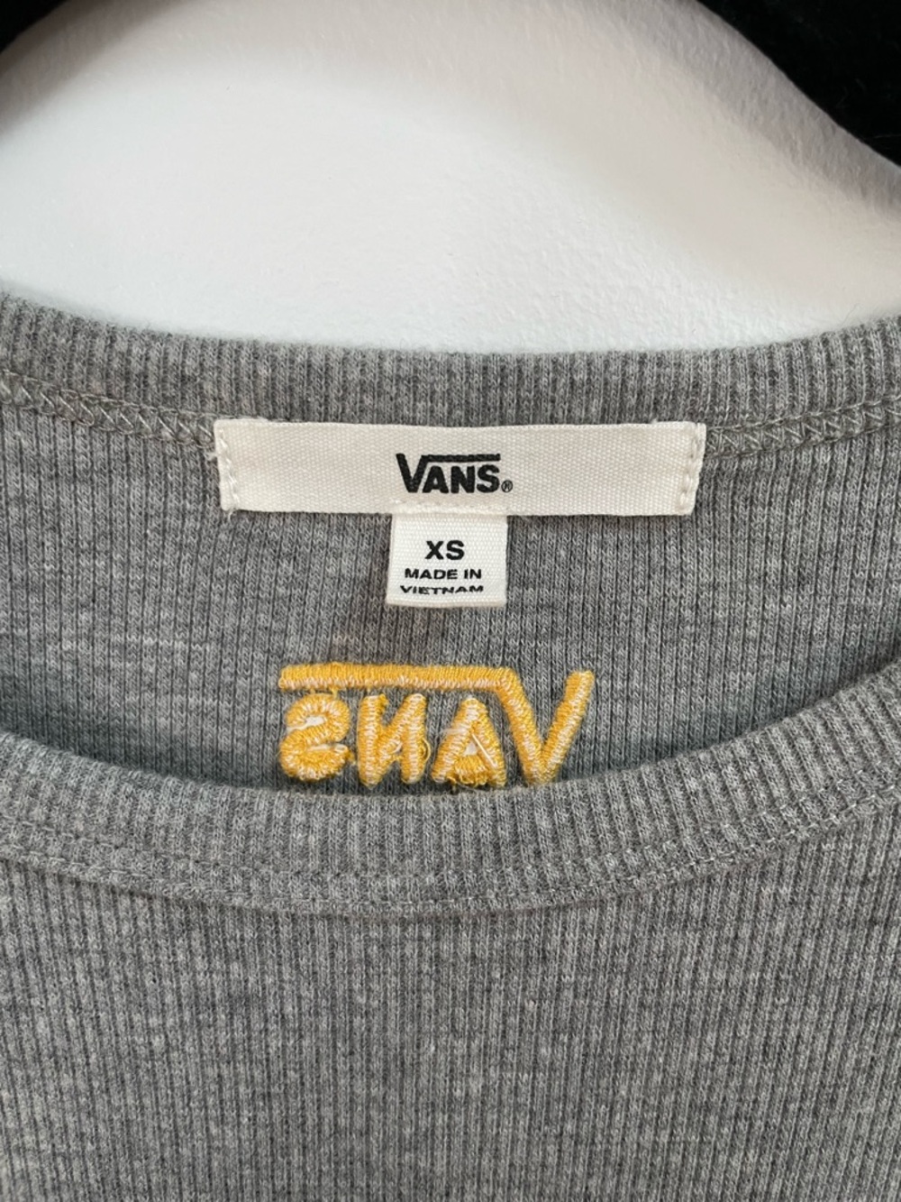 Vans Grey Ribbed Mini Dress - Picture 3 of 5
